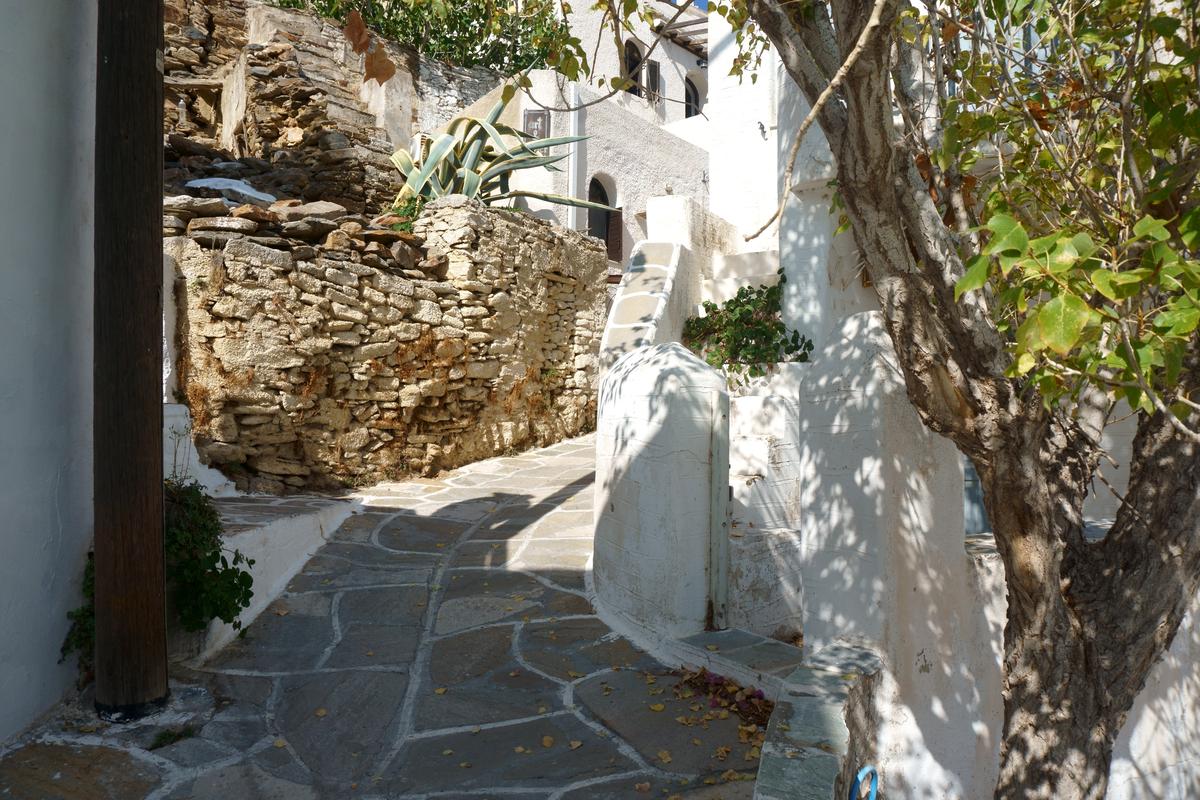 Traditioneel straatje, Paros