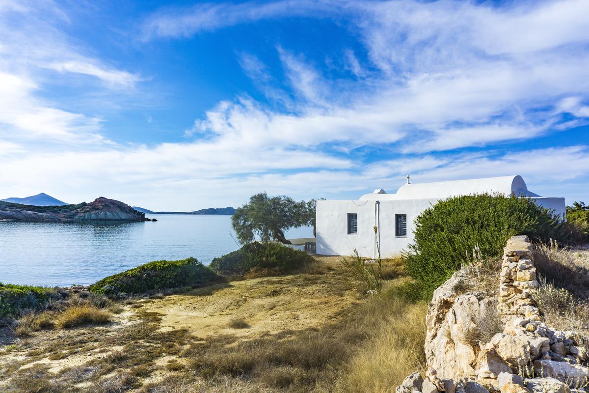 Huisje aan zee, Paros