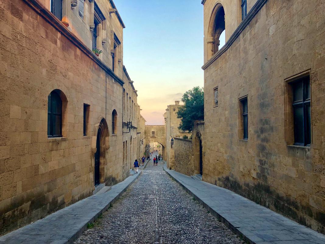 Middeleeuwse ridderstraat, Rodos
