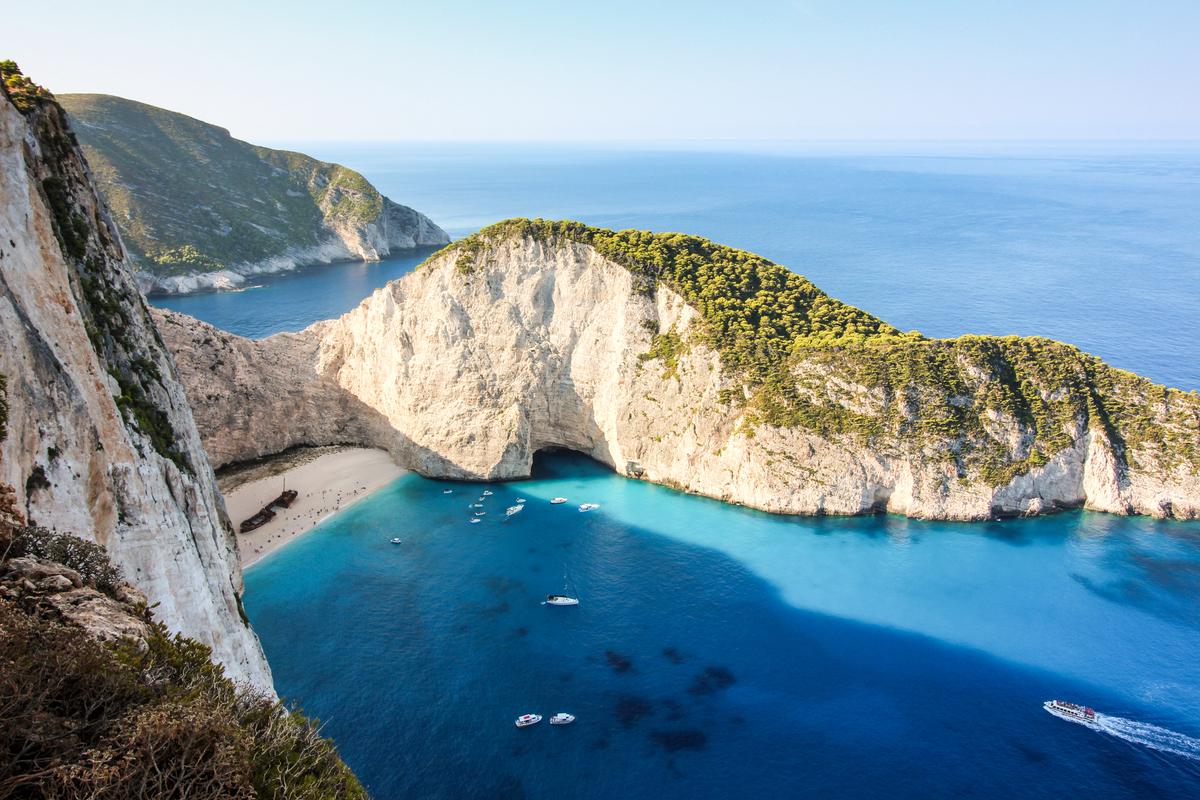 Shipwreck beach, Zakynthos